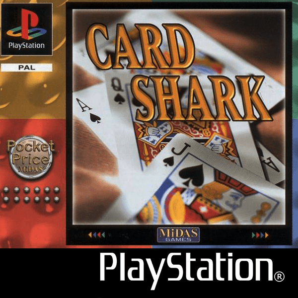 Card Shark box art for Playstation